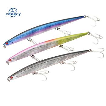 Cheery New 180mm 52g Tuna Fishing Bait High Quality Saltwater Long Casting Pencil Fishing Lures Minnow Lure – Minnow – view 1
