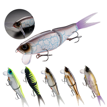 Cheery 210mm 64g Predator Multi Jointed Swim Baits Floating Minnow Lure 2 Segment Hard Baits Wobblers Bass Pike Fishing Lure – Minnow – view 1