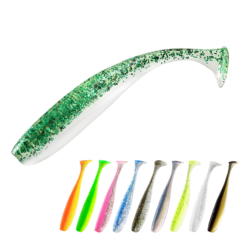 Taiyu High Quality Stainless Steel Bionic Two-Color T-Tail Artificial Soft Bait Without Hooks 35cm/55cm/75cm Weihai Fishing Lure – Worms & Grubs – view 5