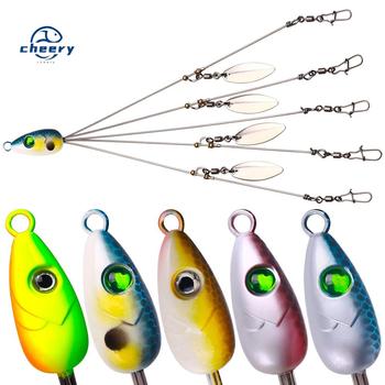 CHEERY Wholesale Alabama Rig 22cm Metal Jig Head Umbrella Rig with 5 Arms Portable Fishing Rig for Bass Use in Lake River Stream – Metal Jig – view 1