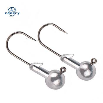 CHEERY Natural-Colored Lead Head Jig Hooks Sharp Eagle-Bill Lure Accessories Soft Bait Bulk – Soft Lure – view 1
