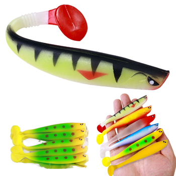 5pcs/bag Wholesale 11CM-8.3G for Artificial Soft Bait Silicone Soft Fish Lure Without Hooks for Freshwater & Saltwater Use – Soft Lure – view 1