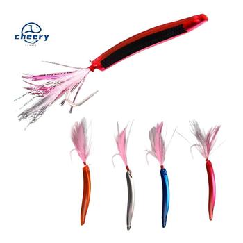 CHEERY 3+7 L075 Angler Holographic Spoon Lure-6cm/1.2g 8cm/4.7g Lake/River/Ocean Use ABS Material Hooks Saltwater Fish Hard Bait – Metal Jig – view 1