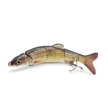 Cheery Five Section Bionic Artificial Hard Bait for Carp ODS LURE XY-1003 ABS Material Freshwater Bottom Fishing Casting Hooks – Hard Lure – view 1