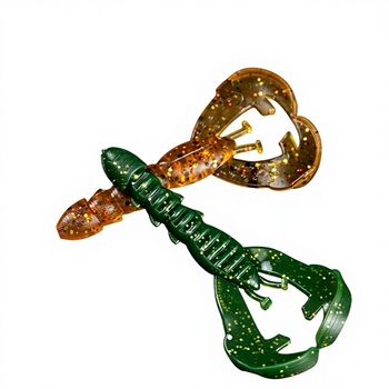Hot Sale 1pc/Bag TPR Soft Fishing Lure Lobster Plastic Crawfish Bait Prawn Lures 4cm/0.45g Saltwater Fish River Fishing Marlin – Soft Lure – view 1