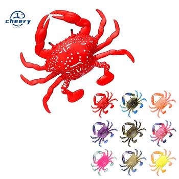 CHEERY 8cm 10g Artificial Crab Bait Lifelike Soft Sea Plastic Fishing Lure Sharp Bass Pike Freshwater Target Species Grouper – Soft Lure – view 1