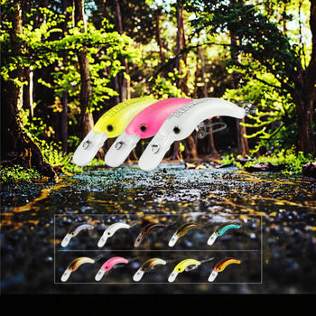 Wholesale 6cm 9.8g Printed ABS Carbon Steel Artificial Hard Bait Minnow Lure for Bass Pike Trout-Saltwater/Lake/Stream – Minnow – view 1