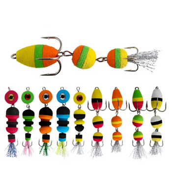 Cheery ABS Carp Insect Foam Hook Artificial Soft Bait Lure Freshwater Casting Bottom Fishing Ocean Beach Fishing Model – Soft Lure – view 1