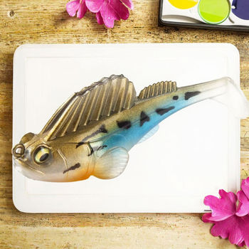 14g Paddle Tail Minnow Lure Printed Artificial Soft Bait for Bass Perch Trout Crappie Zander Pike Freshwater PVC Lure – Soft Lure – view 1