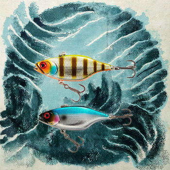 New 6cm-12g ABS Plastic Vibration Fishing Lure for Bass & Trout-Fly Fishing Ocean Boat Lake River Stream Printed Artificial Bait – Hard Lure – view 1