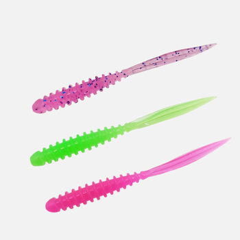 Soft Worm Lure Bottom Fishing 05g Threaded Explosive Bionic Artificial Bait Sea Bass Multi-Color Lure Stainless Steel No Hooks – Soft Lure – view 1