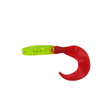 Lure Soft Bait Curl Tail Worm 60mm/75mm Spiral Multi-color Optional Stainless Steel Without Hooks Fishing Lure Factory in Stock – Soft Lure – view 1