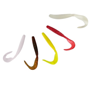 Stainless Steel 6-Piece Without Hooks Sea Fishing Artificial Soft Bait Lure Multi-Color Bionic Design for Bass – Soft Lure – view 1