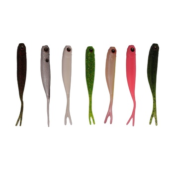 Cross-Border Stainless Steel Catfish Bionic Lures 4-Piece Multi-Color 3D Simulation Fish Lures River Lake Long-Distance Casting – Lure – view 1