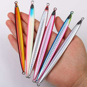 Cheery45g 65g 85g 105g Saltwater Metal Long Cast Fishing Jigging Lure Hard Printed Fishing Techniques for Sea Fishing River – Metal Jig – view 1