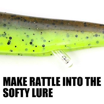 Factory Direct Supply Glass Rattle Beads Lure Sound Attractant for Fishing 2 Beads Soft Bait Generator – Soft Lure – view 1