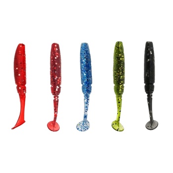 Explosive T-Tail Soft Bait 03g Long-Cast Bionic Artificial Freshwater Bass Perch Lure Without Hooks 14/12 Sticks Pack – Soft Lure – view 1