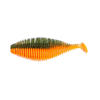 Threaded Caterpillar T-Tail Lure 4-Piece Stainless Steel Soft Bait 75cm Black Pit Bass Freshwater/Saltwater Artificial Bait – Soft Lure – view 1