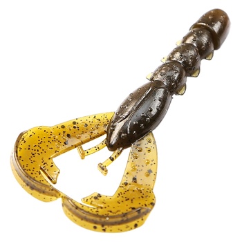 High Quality Floating Powerful Fish Attractant Double-Horn Shrimp Artificial Soft Bait Stainless Steel 8-Piece Black Pit Bass – Soft Lure – view 1