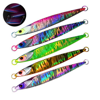 Slow-Rolling Iron Plate Lure Fast-Sinking 150g 180g 210g Sea Fishing Boat Fishing Mackerel Metal Artificial Bait – Metal Jig – view 1