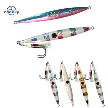 CHEERY Fast-Sinking Iron Plate Lure 100g-300g Quick-Pull Long-Shape Glow-in-the-Dark Lead Fish Artificial Bait for Tuna – Lure – view 1