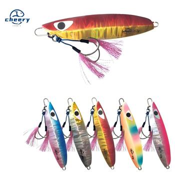 CHEERY Metal Jig Artificial Hard Bait Wholesale Glow-in-the-Dark Falling Slow-Rolling Lead Fish Bare Plate No Hooks 100g-400g – Metal Jig – view 1