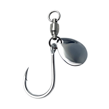 Factory Spot Wholesale Ocean Boat Fishing Spinning Lure Iron Spoon Jig Hook Bait – Metal Jig – view 1