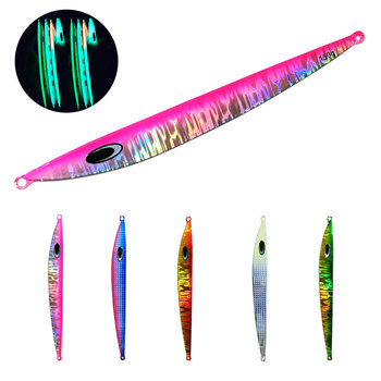 Fast-Sinking Luminous Pure-Iron Welded Iron-Plate Artificial Hard Bait Hooks Quick-Pull Sea Fishing Boat Tuna Bonito Bait – Hard Lure – view 1