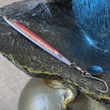 Manufacturer Wholesale Artificial Hard Bait Metal Jig Lure Sequin Lure Falling Metal Jig Bionic Bait Lead Fish 60g 80g Saltwater – Metal Jig – view 1
