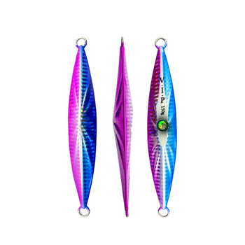 Lure Metal Jig Artificial Hard Bait All-Depth Layer Shore Casting Long-Range Luminous Bare Plate Laser Coating Fishing Fishing – Metal Jig – view 1