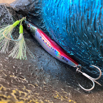 Factory Spot Wholesale Metal Lead Jig Lure Iron Plate Bait Hooks for Mackerel Sea Fishing 40g 60g Cross-Border Supply – Metal Jig – view 1