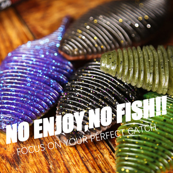 LURE FISHING High-Gravity Biomimetic Stainless Steel Threaded Shrimp Artificial Soft Bait 75mm/100mm 2,4 Pieces – Soft Lure – view 1
