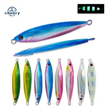 CHEERY Iron Plate Metal Jig Hard Bait Laser Noctilucent Bionic Artificial Bait 150g 200g Factory Wholesale Fishing Tackle – Metal Jig – view 1
