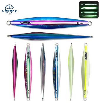 CHEERY Lead Metal Jig Fish Lure for Sea Fishing Glow-in-the-Dark Laser Bionic Artificial Bait Fast-Sinking for Mackerel – Metal Jig – view 1