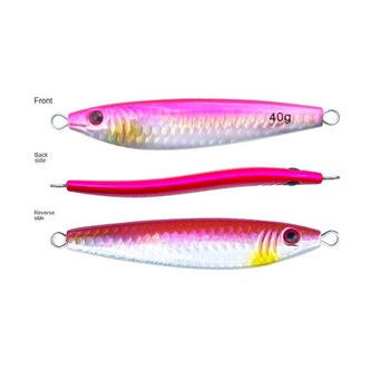 In Stock Wholesale S-Shaped Iron Plate Bait Artificial Hard Bait 40g/60g Lead Fishing Lure for Saltwater Boat Fishing Hooks – Hard Lure – view 1