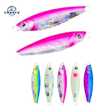 CHEERY Direct Sales Metal Jig Lure Iron Plate Bait Drop-Shot Lead Fish Artificial Hard Bait 60g Saltwater Fish No Hooks – Metal Jig – view 1