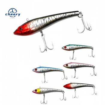 CHEERY Cross-Border Exclusive Stainless Steel VIB Long-Cast Sinking Artificial Hard Bait for Tuna & Mackerel 70g – Hard Lure – view 1