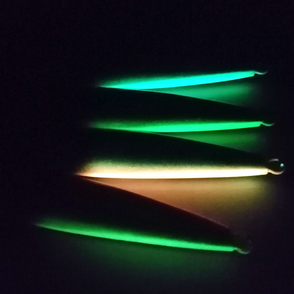 Bestseller Slow-Rolling Iron Plate Lead Fish Luminous Lure Sea Fishing Boat Fishing Mackerel Metal Artificial Bait – Hard Lure – view 2