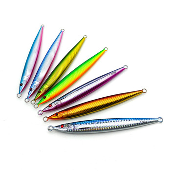 Sea Fishing Shore Casting Jigging Lure Iron Plate Long Strip Full-Depth Jig 150g 180g Lead Fish Bare Plate – Metal Jig – view 1