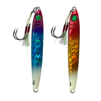 Fast-Sinking Iron Plate Lure 150g 200g Quick-Pull Sea Fishing Boat Fishing Lead Fish Night-Luminous Hooks Artificial Hard Bait – Hard Lure – view 1