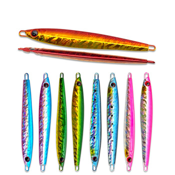 Full-Water-Column Slow-Rocking Metal Iron Plate Bait Jig Lure Laser Fish-Attracting Bionic Artificial Bait Snapper Fish Lure – Metal Jig – view 1
