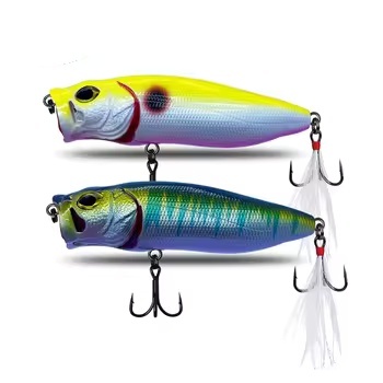 Artificial Hard Bait Stainless Steel Lure Surface Line 80mm 15g Snakehead Bass Mandarin Fish Sea Bass Micro Bus – Hard Lure – view 1