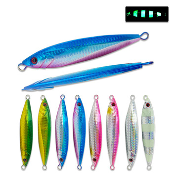 Lure Iron Plate Metal Jig Hard Bait Laser Noctilucent Bionic Artificial Bait 150g/200g No Hooks Factory Wholesale Fishing Tackle – Metal Jig – view 1