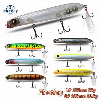 CHEERY Plastic Fishing Tackle Freshwater Lure Small Size Le Dog 105mm-165g Long-Cast Floating Pencil Lure Z-Dog Hooks – Pencil – view 1