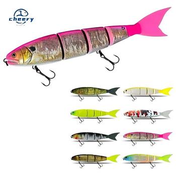 CHEERY Live Bait Japanese Style 15cm Sinking 28g / Floating 25g Multi-segment Swimbait with Silicone Soft Tail – Soft Lure – view 1