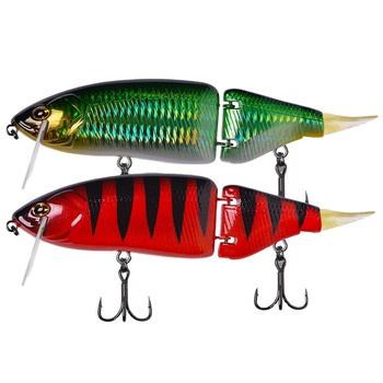 Lure Bait Floating Swimbait 165mm 60g / 135mm 33g Multi-segment Live Bait Bass Stainless Steel 18~38 Colors – Soft Lure – view 1