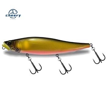 CHEERY Artificial Hard Bait Lure Stainless Steel Wire Floating Pencil 22cm 130g 16 Colors Fishing Golden Eye Bass Peacock – Pencil – view 1