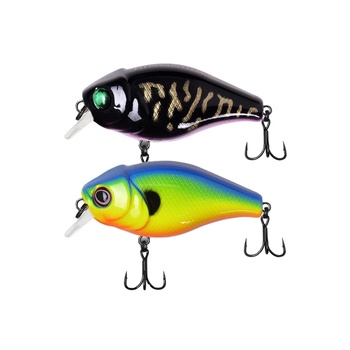 Lure Freshwater Fat Minnow 50mm 6g Plastic Hard Bait Biomimetic Lure Bass Snakehead Fish 10# Hook – Minnow – view 1