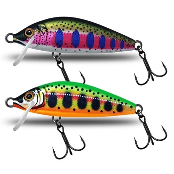 Artificial Hard Bait Lure Twitching Sinking Minnow 6cm 8g 4 Colors Plastic Stream Bionic Tilapia Bass Hooks – Minnow – view 1
