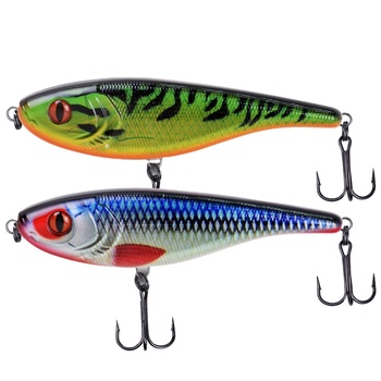 Plastic Live Bait Slow-Sinking Jerk Bait-155mm 76g Bionic Fish Lure With Hooks – Hooks – view 1